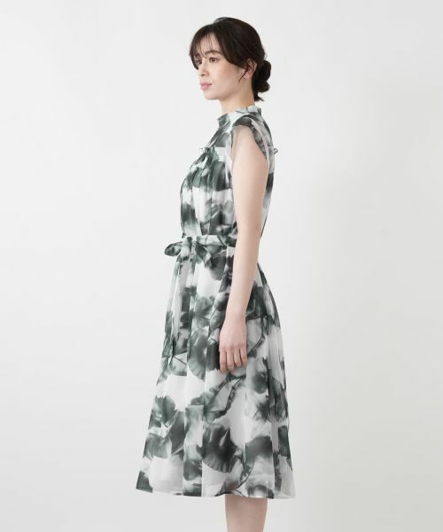 Leilian / レリアン ドレス | プリントフレアワンピース | 詳細6