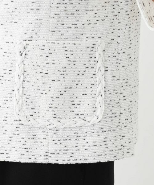 Leilian / レリアン テーラードジャケット | ツイードノーカラージャケット | 詳細13