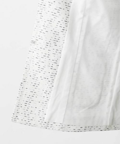 Leilian / レリアン テーラードジャケット | ツイードノーカラージャケット | 詳細14