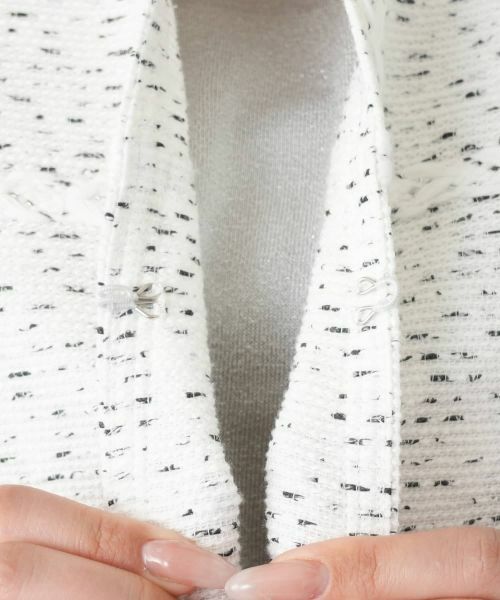 Leilian / レリアン テーラードジャケット | ツイードノーカラージャケット | 詳細19