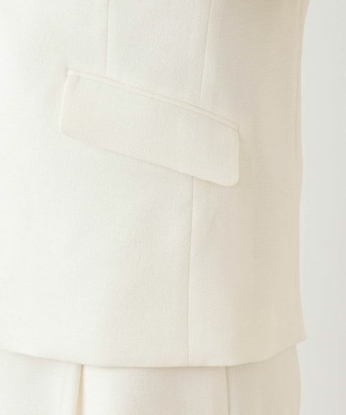 Leilian / レリアン テーラードジャケット | ノーカラーVネックジャケット | 詳細16