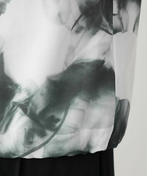 Leilian / レリアン シャツ・ブラウス | プリントフレンチスリーブブラウス | 詳細10