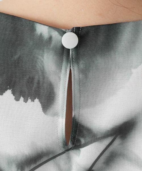 Leilian / レリアン シャツ・ブラウス | プリントフレンチスリーブブラウス | 詳細11