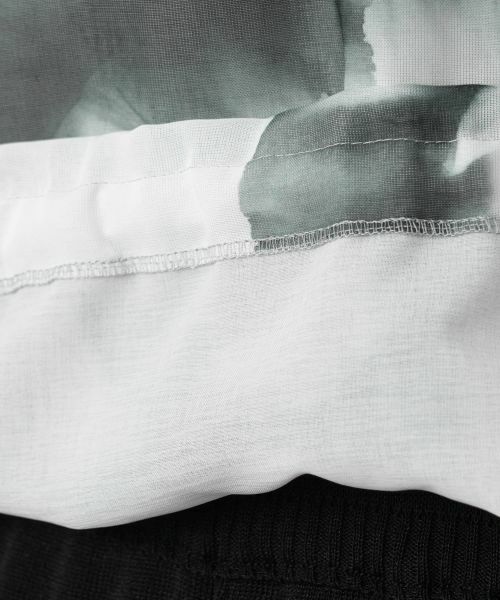 Leilian / レリアン シャツ・ブラウス | プリントフレンチスリーブブラウス | 詳細12