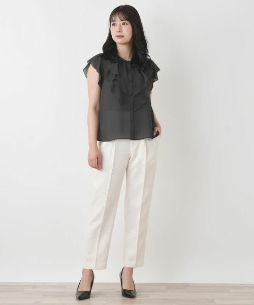 Leilian / レリアン シャツ・ブラウス | ラッフルフリルブラウス | 詳細1
