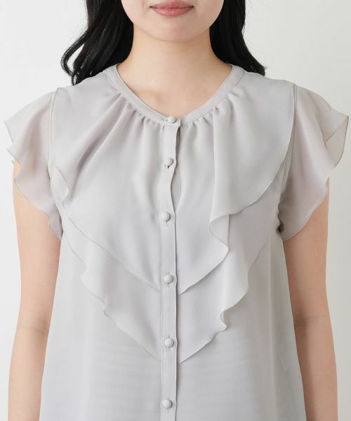 Leilian / レリアン シャツ・ブラウス | ラッフルフリルブラウス | 詳細17