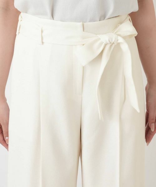 Leilian / レリアン その他パンツ | リボンベルトワイドパンツ | 詳細12