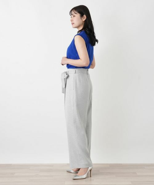 Leilian / レリアン その他パンツ | リボンベルトワイドパンツ | 詳細2