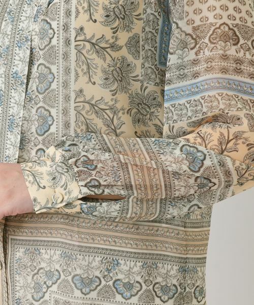 Leilian / レリアン シャツ・ブラウス | ペイズリー柄リボンブラウス | 詳細10