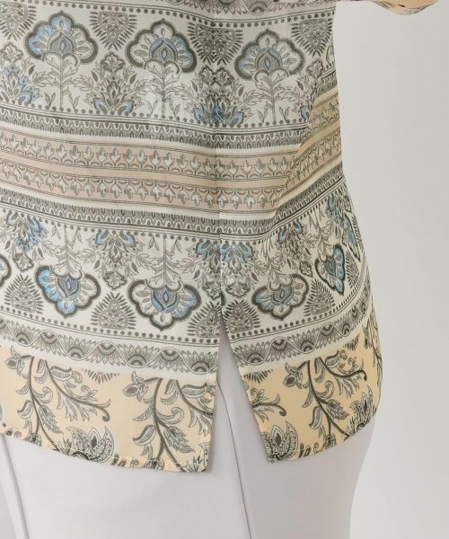 Leilian / レリアン シャツ・ブラウス | ペイズリー柄リボンブラウス | 詳細11