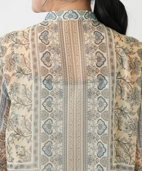 Leilian / レリアン シャツ・ブラウス | ペイズリー柄リボンブラウス | 詳細8
