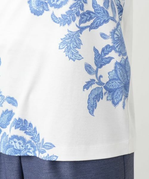 Leilian / レリアン Tシャツ | プリント七分袖カットソー | 詳細10