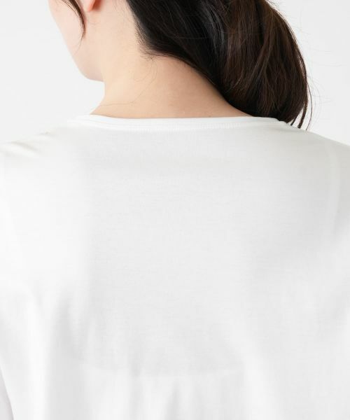 Leilian / レリアン Tシャツ | プリント七分袖カットソー | 詳細8