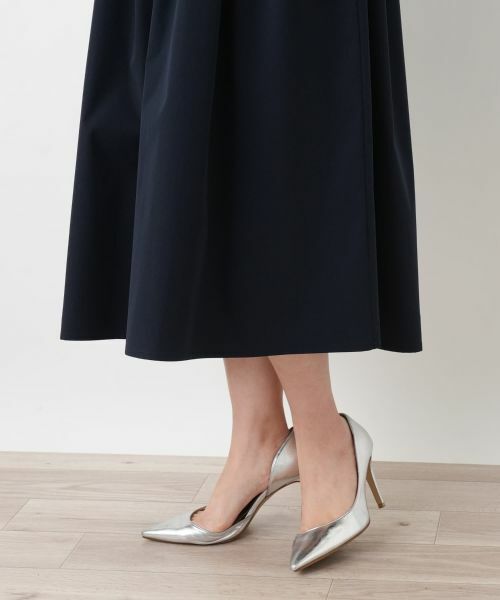 Leilian / レリアン ドレス | ウエストリボンフレアワンピース【MUSE BY ROCHAS Premiere】 | 詳細12