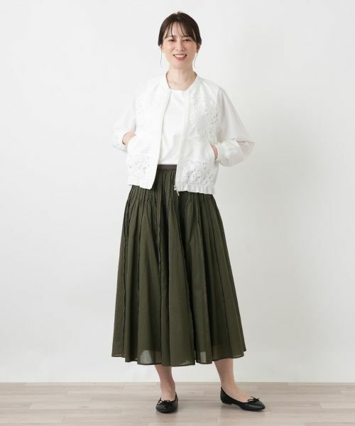 Leilian / レリアン テーラードジャケット | デザインレースジャケット【2026_4月カタログ】【MUSE BY ROCHAS Premiere】 | 詳細21