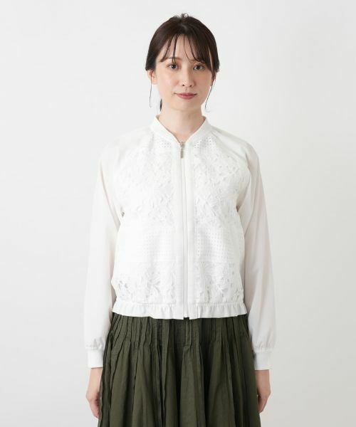 Leilian / レリアン テーラードジャケット | デザインレースジャケット【2026_4月カタログ】【MUSE BY ROCHAS Premiere】 | 詳細24