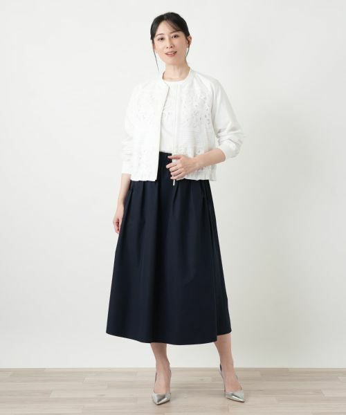 Leilian / レリアン テーラードジャケット | デザインレースジャケット【2026_4月カタログ】【MUSE BY ROCHAS Premiere】 | 詳細3