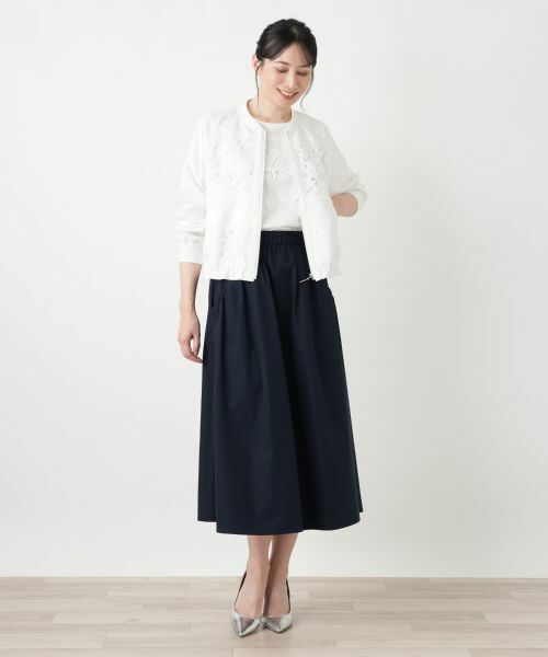 Leilian / レリアン テーラードジャケット | デザインレースジャケット【2026_4月カタログ】【MUSE BY ROCHAS Premiere】 | 詳細4