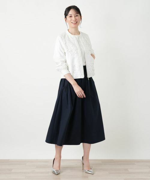 Leilian / レリアン テーラードジャケット | デザインレースジャケット【2026_4月カタログ】【MUSE BY ROCHAS Premiere】 | 詳細5