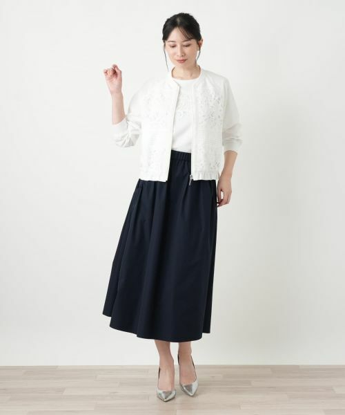 Leilian / レリアン テーラードジャケット | デザインレースジャケット【2026_4月カタログ】【MUSE BY ROCHAS Premiere】 | 詳細6