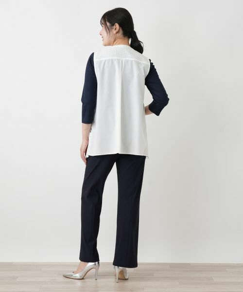 Leilian / レリアン テーラードジャケット | ジップアップレースベスト【MUSE BY ROCHAS Premiere】 | 詳細8