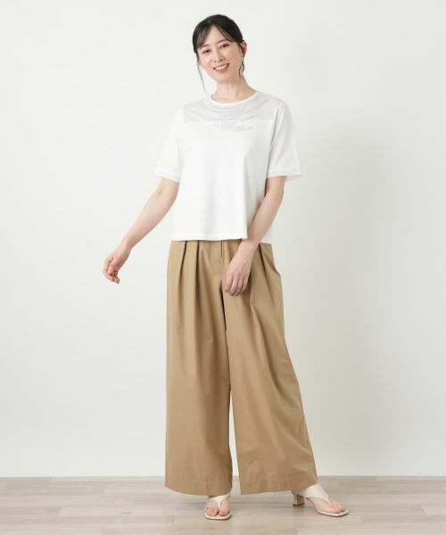 Leilian / レリアン カットソー | ロゴTシャツ【2026_4月カタログ】【MUSE BY ROCHAS Premiere】 | 詳細3