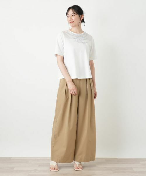 Leilian / レリアン カットソー | ロゴTシャツ【2026_4月カタログ】【MUSE BY ROCHAS Premiere】 | 詳細5