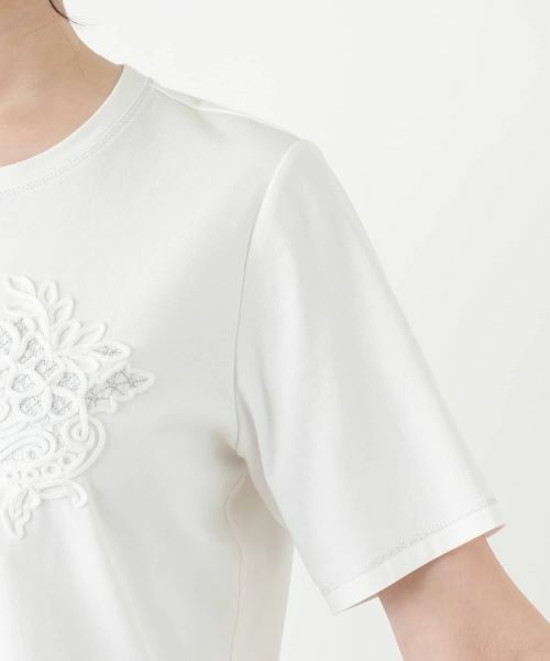 Leilian / レリアン カットソー | オリジナルロゴTシャツ【2026_4月カタログ】【MUSE BY ROCHAS Premiere】 | 詳細13