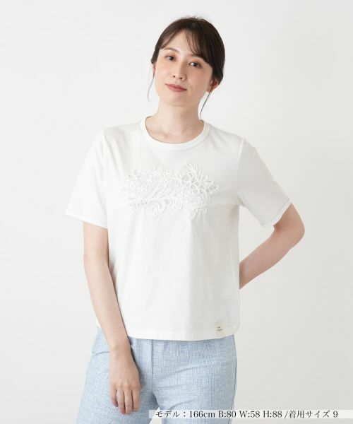 Leilian / レリアン カットソー | オリジナルロゴTシャツ【2026_4月カタログ】【MUSE BY ROCHAS Premiere】 | 詳細17