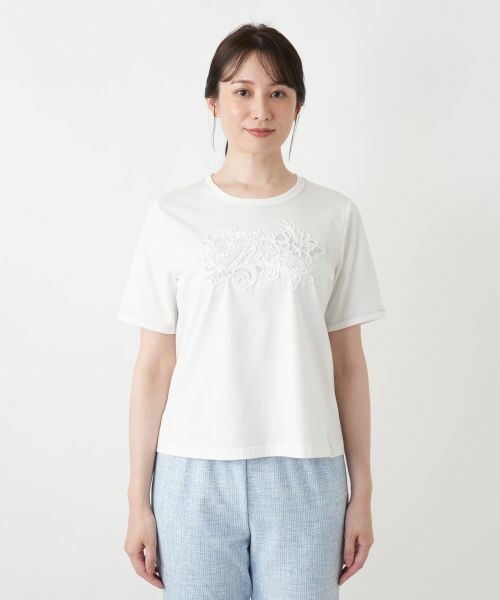 Leilian / レリアン カットソー | オリジナルロゴTシャツ【2026_4月カタログ】【MUSE BY ROCHAS Premiere】 | 詳細21