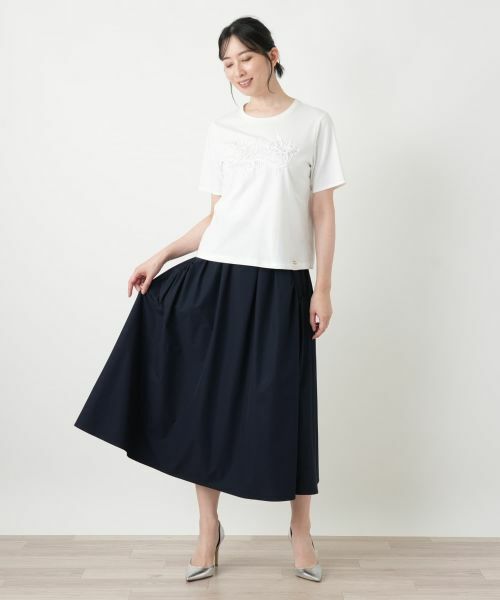 Leilian / レリアン カットソー | オリジナルロゴTシャツ【2026_4月カタログ】【MUSE BY ROCHAS Premiere】 | 詳細3