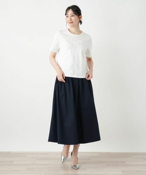 Leilian / レリアン カットソー | オリジナルロゴTシャツ【2026_4月カタログ】【MUSE BY ROCHAS Premiere】 | 詳細5