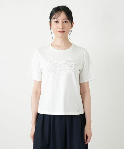 Leilian / レリアン カットソー | オリジナルロゴTシャツ【2026_4月カタログ】【MUSE BY ROCHAS Premiere】 | 詳細8