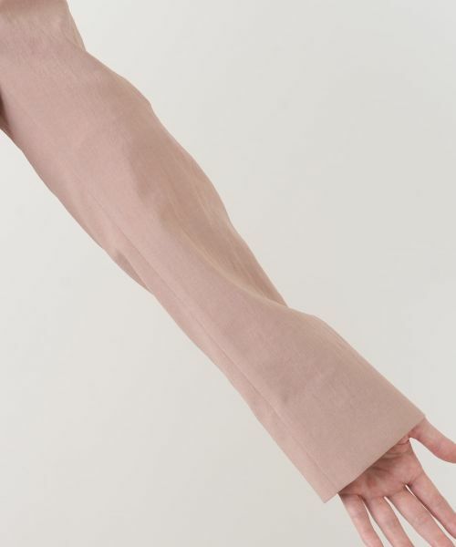 Leilian / レリアン テーラードジャケット | Vネックノーカラーダブルジャケット | 詳細12