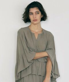 Leilian / レリアン その他アウター | ティアードバタフライスリーブブラウス