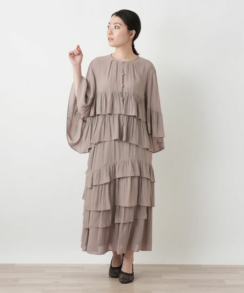 Leilian / レリアン その他アウター | ティアードバタフライスリーブブラウス | 詳細1