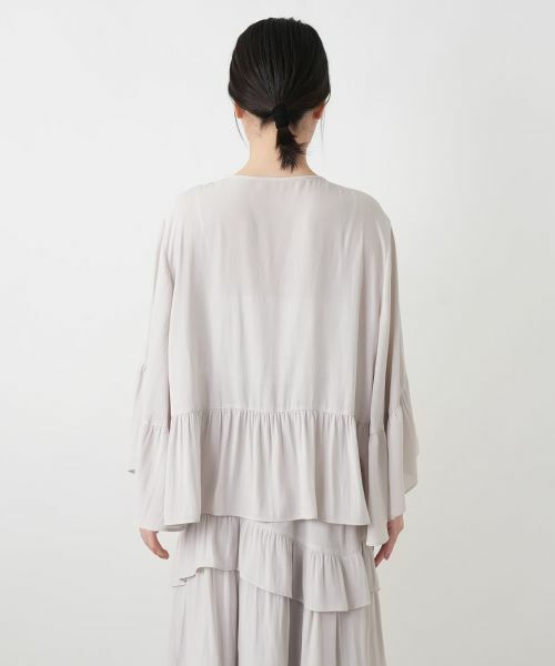 Leilian / レリアン その他アウター | ティアードバタフライスリーブブラウス | 詳細12