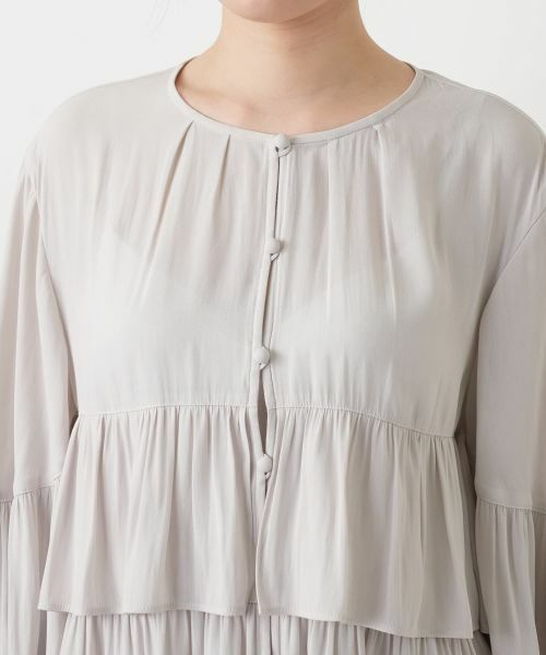 Leilian / レリアン その他アウター | ティアードバタフライスリーブブラウス | 詳細13
