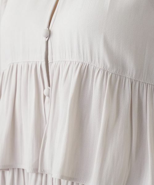 Leilian / レリアン その他アウター | ティアードバタフライスリーブブラウス | 詳細18