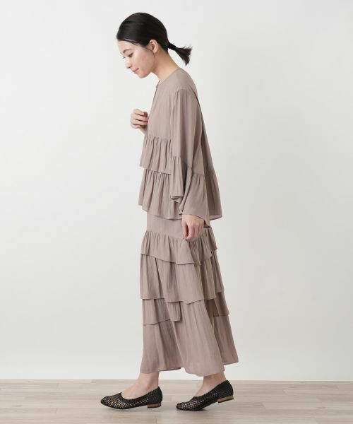 Leilian / レリアン その他アウター | ティアードバタフライスリーブブラウス | 詳細2