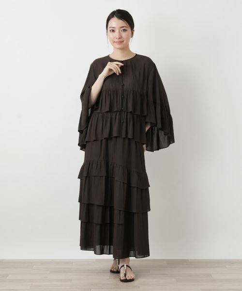 Leilian / レリアン その他アウター | ティアードバタフライスリーブブラウス | 詳細4