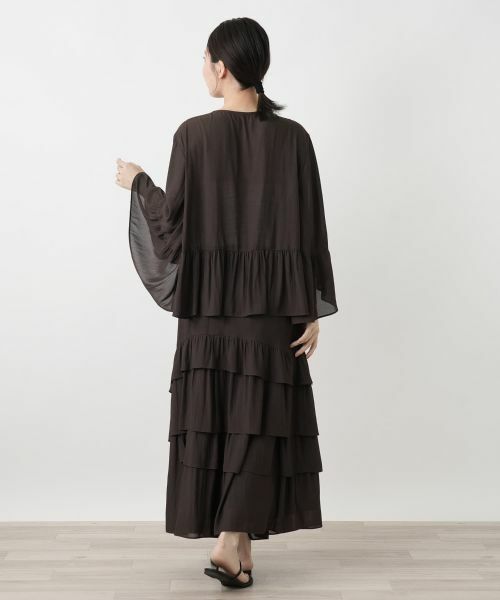 Leilian / レリアン その他アウター | ティアードバタフライスリーブブラウス | 詳細6