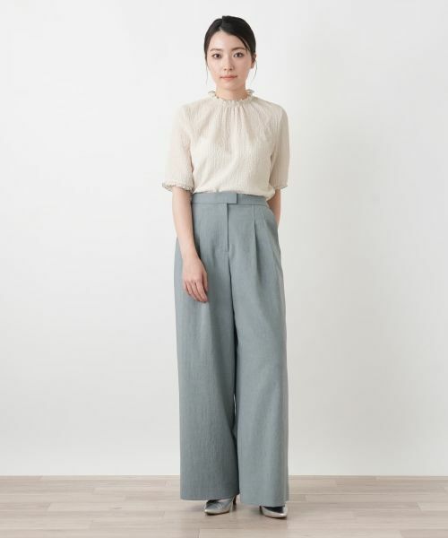 Leilian / レリアン カットソー | フリルネックカットソー | 詳細4