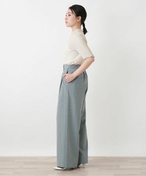 Leilian / レリアン カットソー | フリルネックカットソー | 詳細5