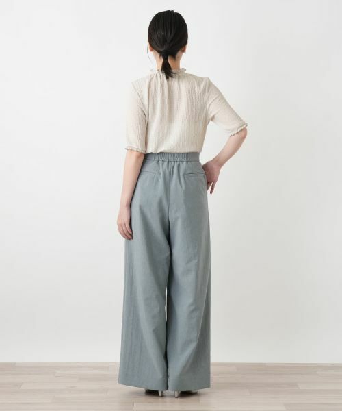 Leilian / レリアン カットソー | フリルネックカットソー | 詳細6