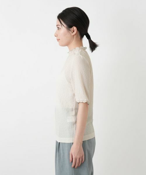 Leilian / レリアン カットソー | フリルネックカットソー | 詳細8