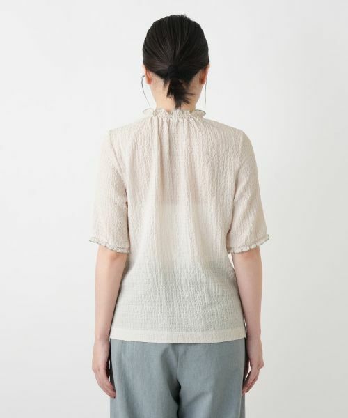 Leilian / レリアン カットソー | フリルネックカットソー | 詳細9