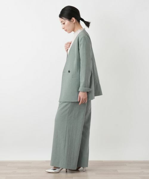 Leilian / レリアン その他パンツ | タックワイドパンツ | 詳細2