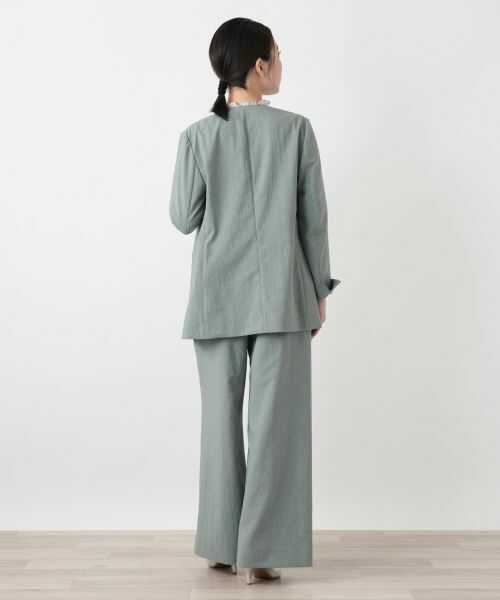 Leilian / レリアン その他パンツ | タックワイドパンツ | 詳細3