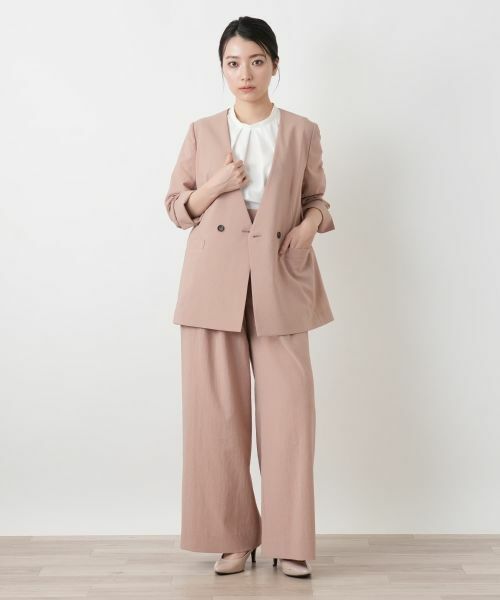 Leilian / レリアン その他パンツ | タックワイドパンツ | 詳細4